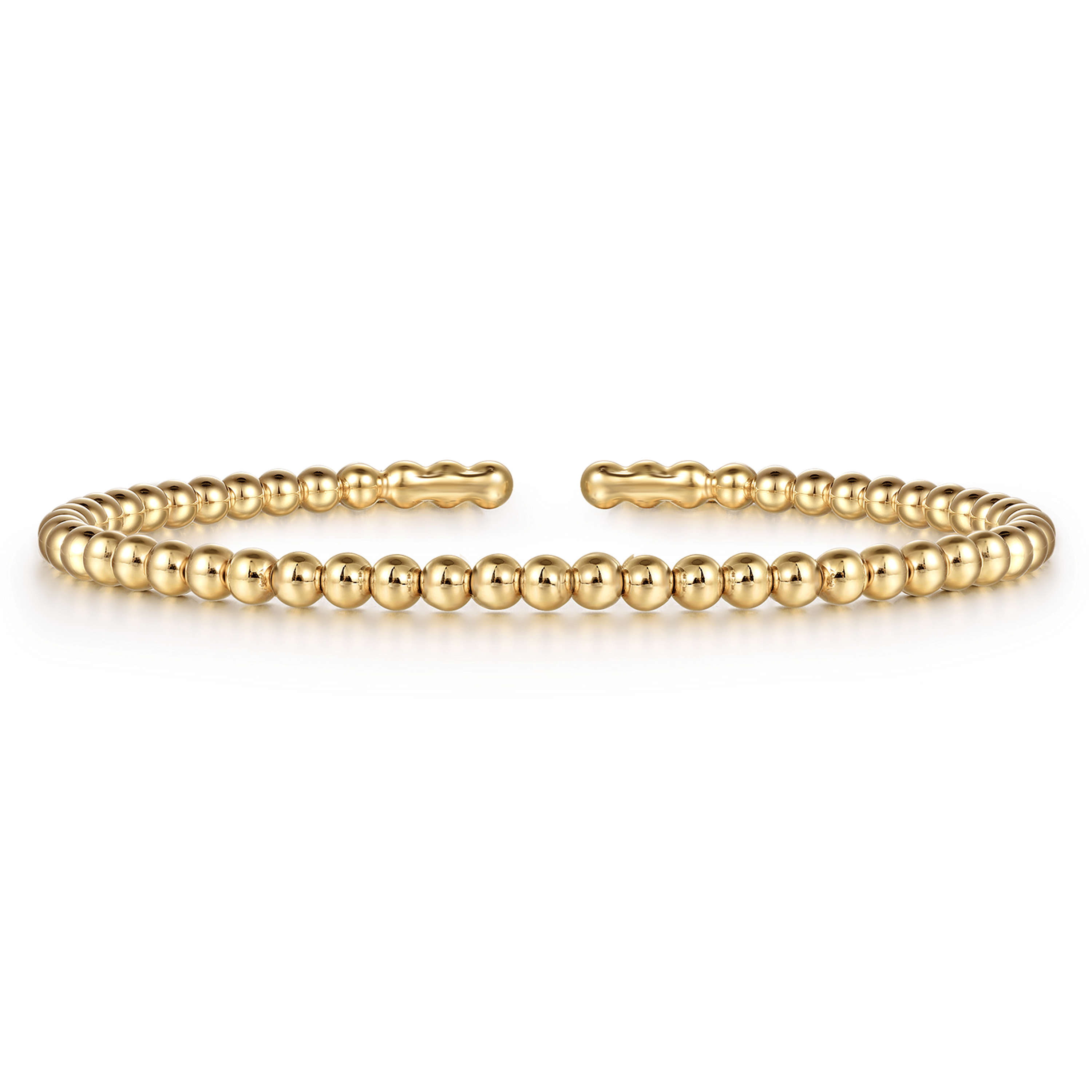 14K Yellow Gold Bujukan Split Bangle Bracelet