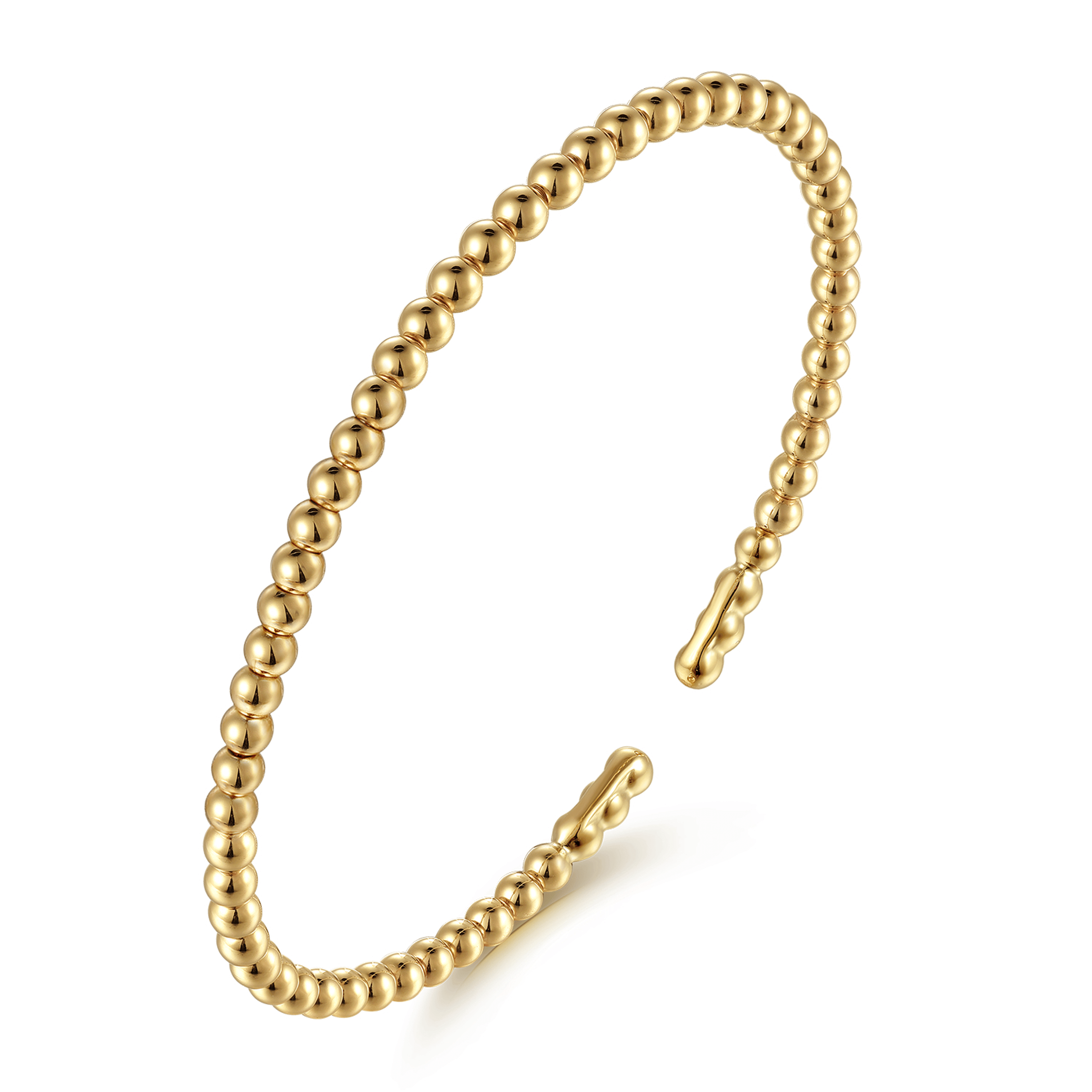14K Yellow Gold Bujukan Split Bangle Bracelet