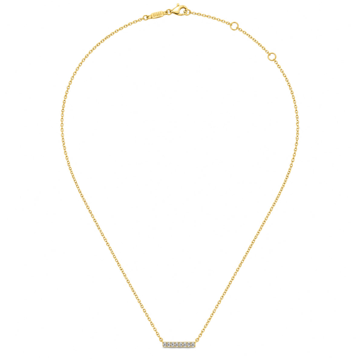 14k Yellow Gold Indulgence Diamond Necklace