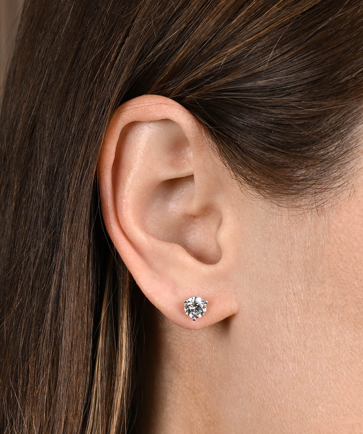 Bellman's GIA Certified Diamond Stud Earrings