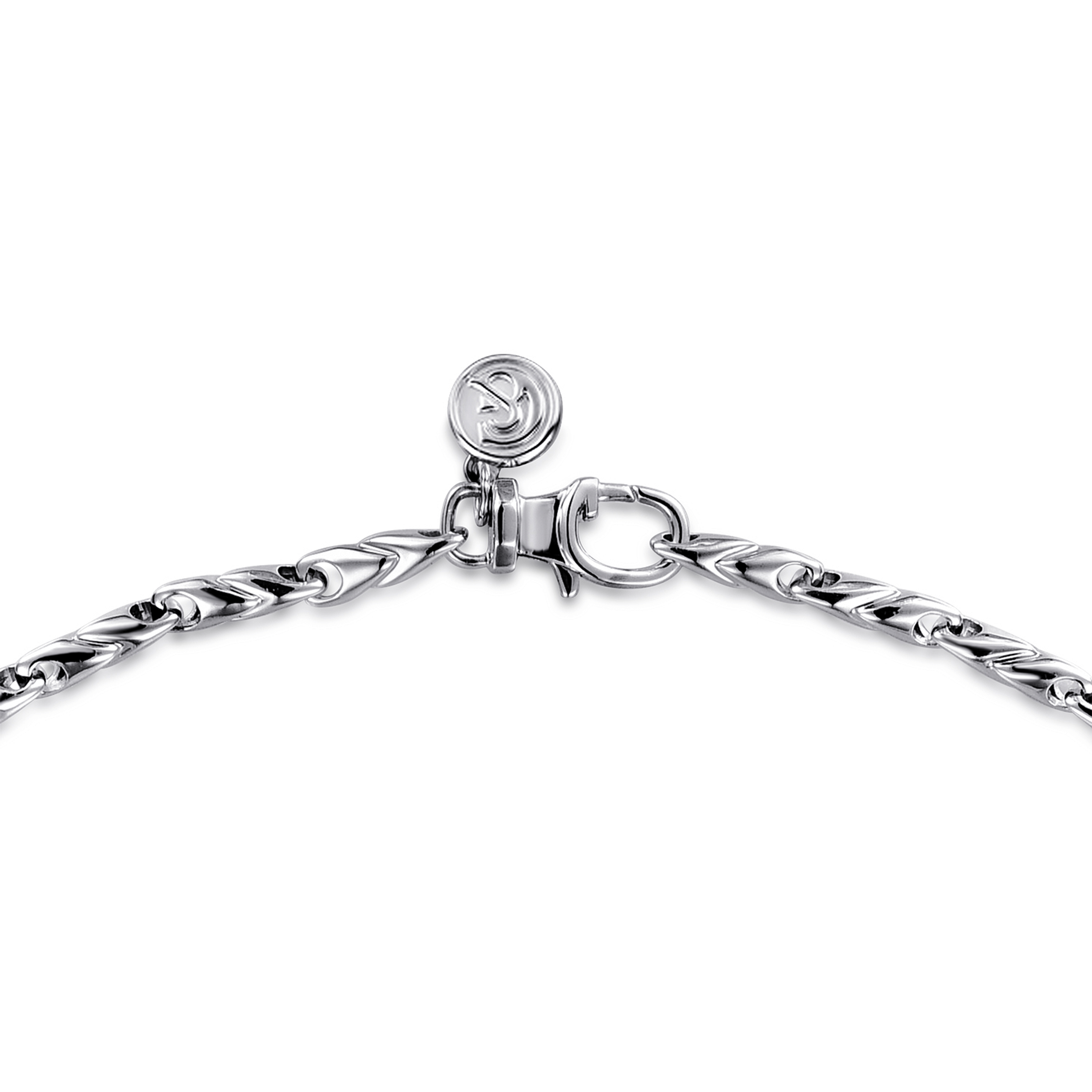 925 Sterling Silver Men's Hollow Link Chain Necklace