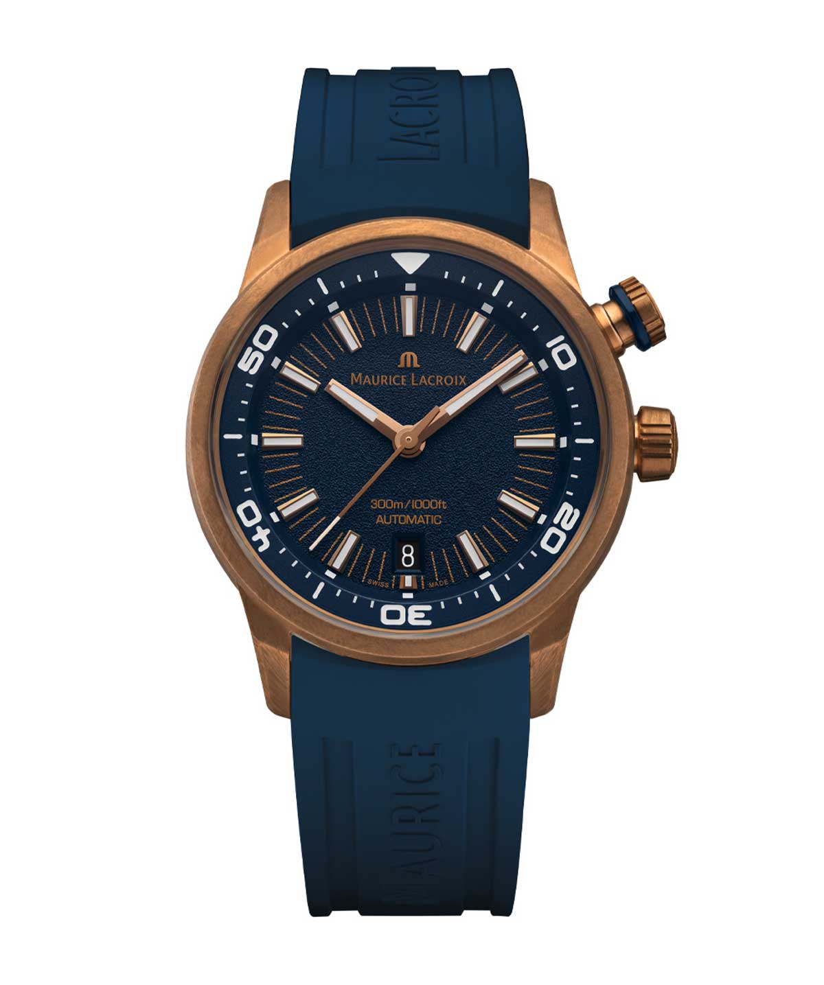 PONTOS S Diver Navy Blue & Bronze Stainless Steel Automatic