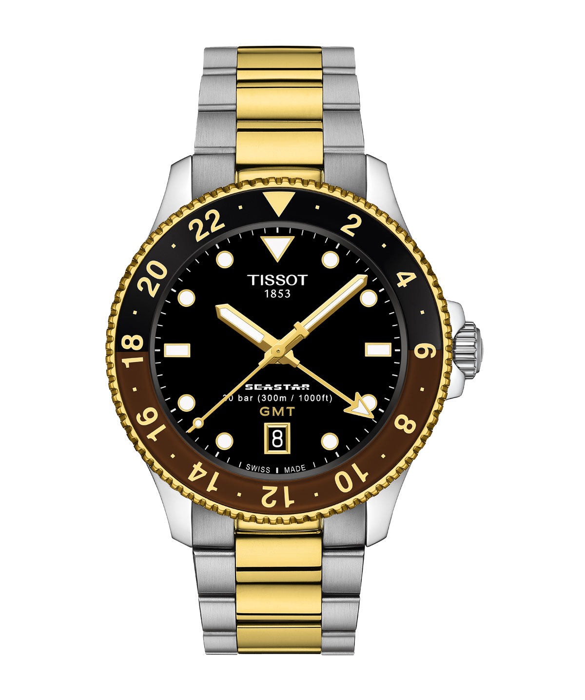 美品 フルセット TISSOT SEASTAR 1000 QUARTZ GMT Tissot Seastar 1000 Quartz GMT