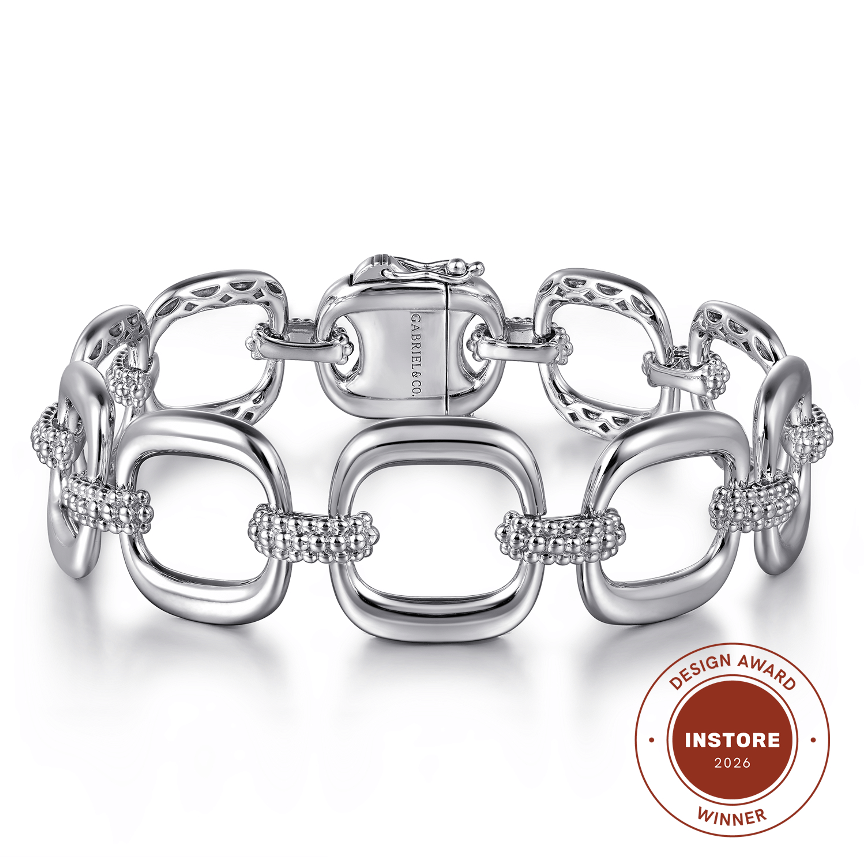 Link Chain Bracelet 925 Sterling Silver Bujukan