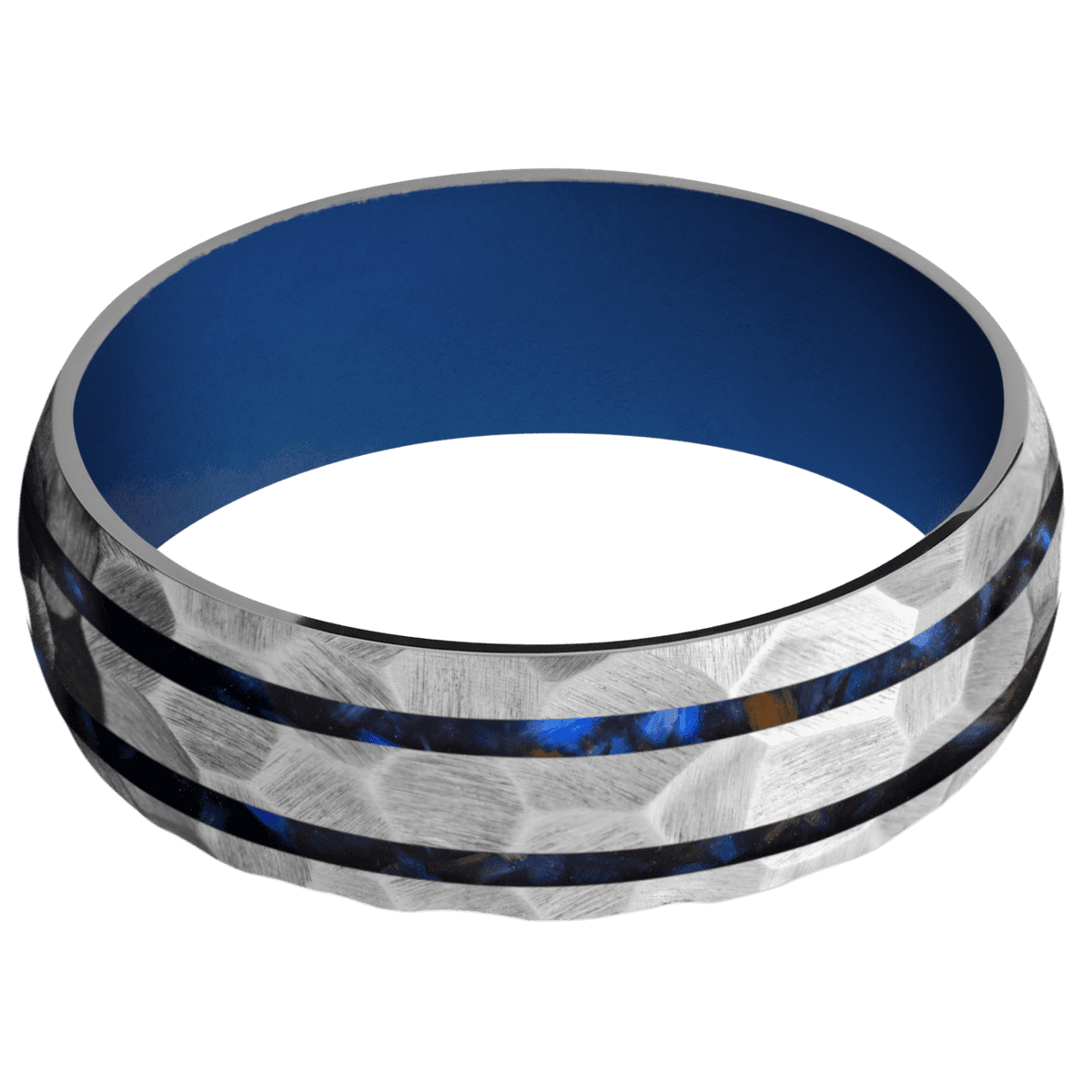 Titanium + Rock Finish + Royal Blue