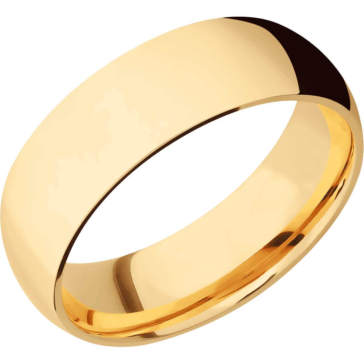 10K Yellow Gold + Polish Finish