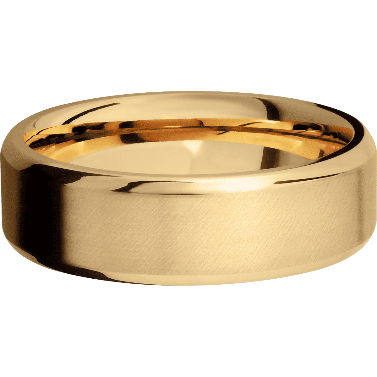 10K Yellow Gold + Anglesatin , Polish Finish