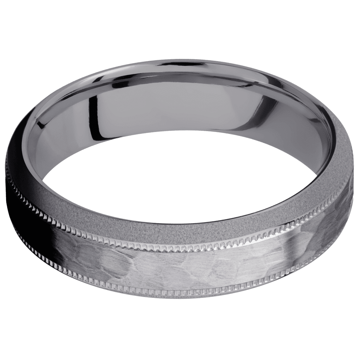 Tantalum + Hammer , Sand Finish