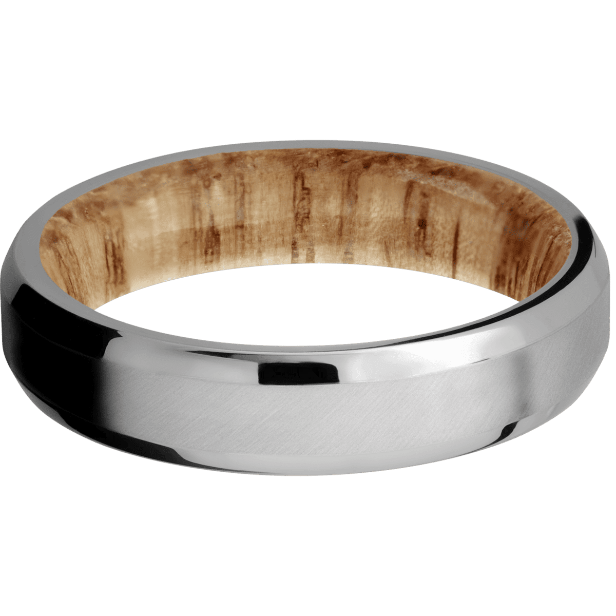 Titanium + Anglesatin , Polish Finish + Natural Oak