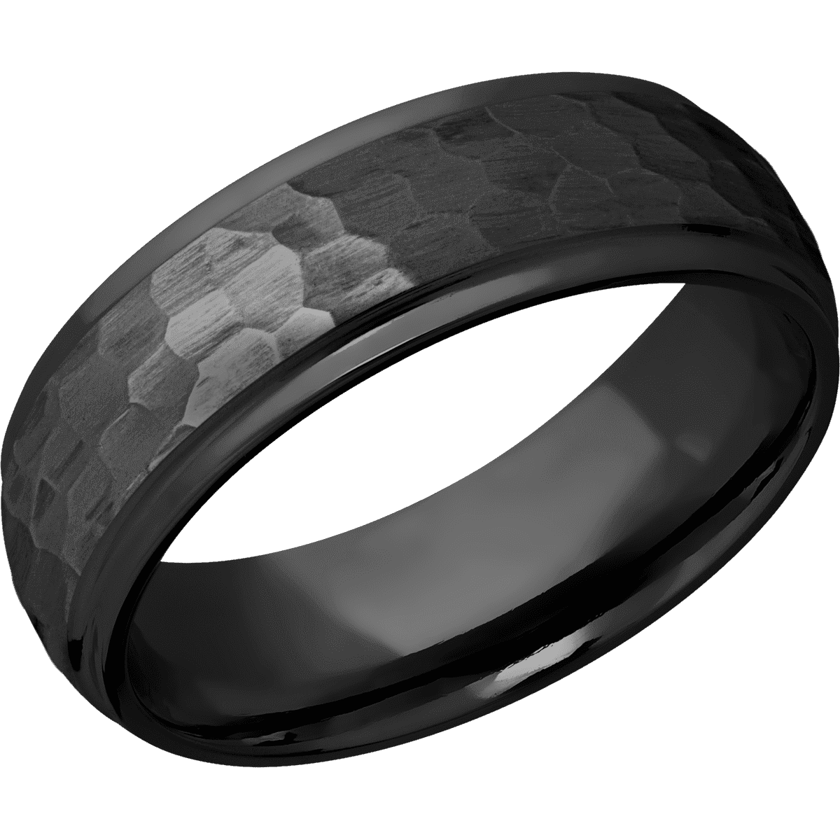 Zirconium + Hammer , Polish Finish