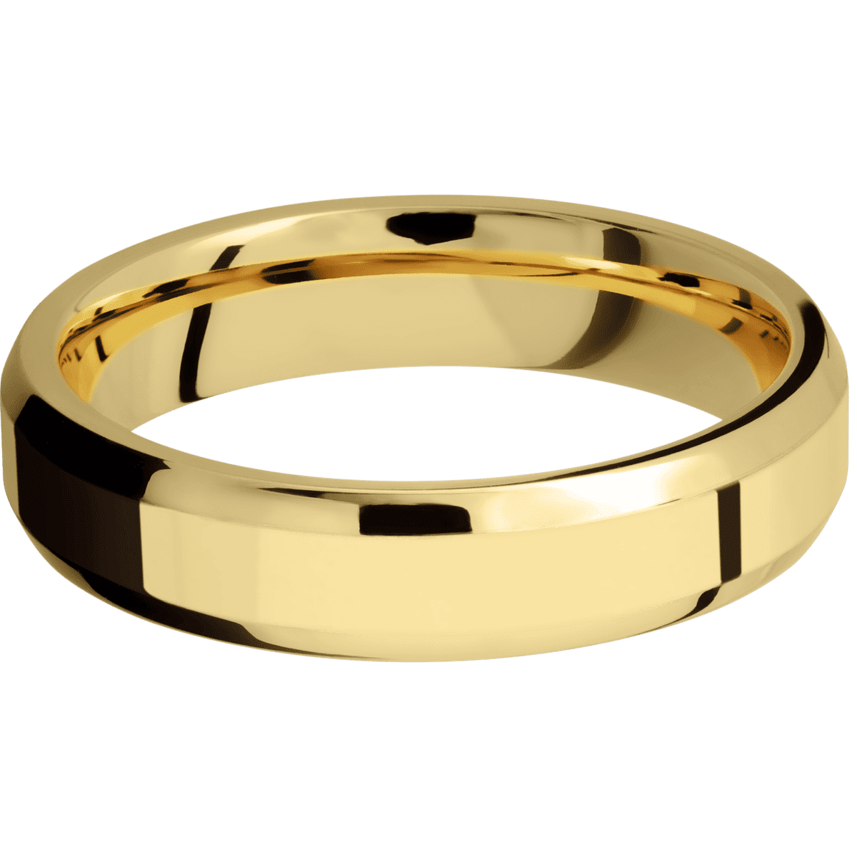 14K Yellow Gold + Polish , Polish Finish