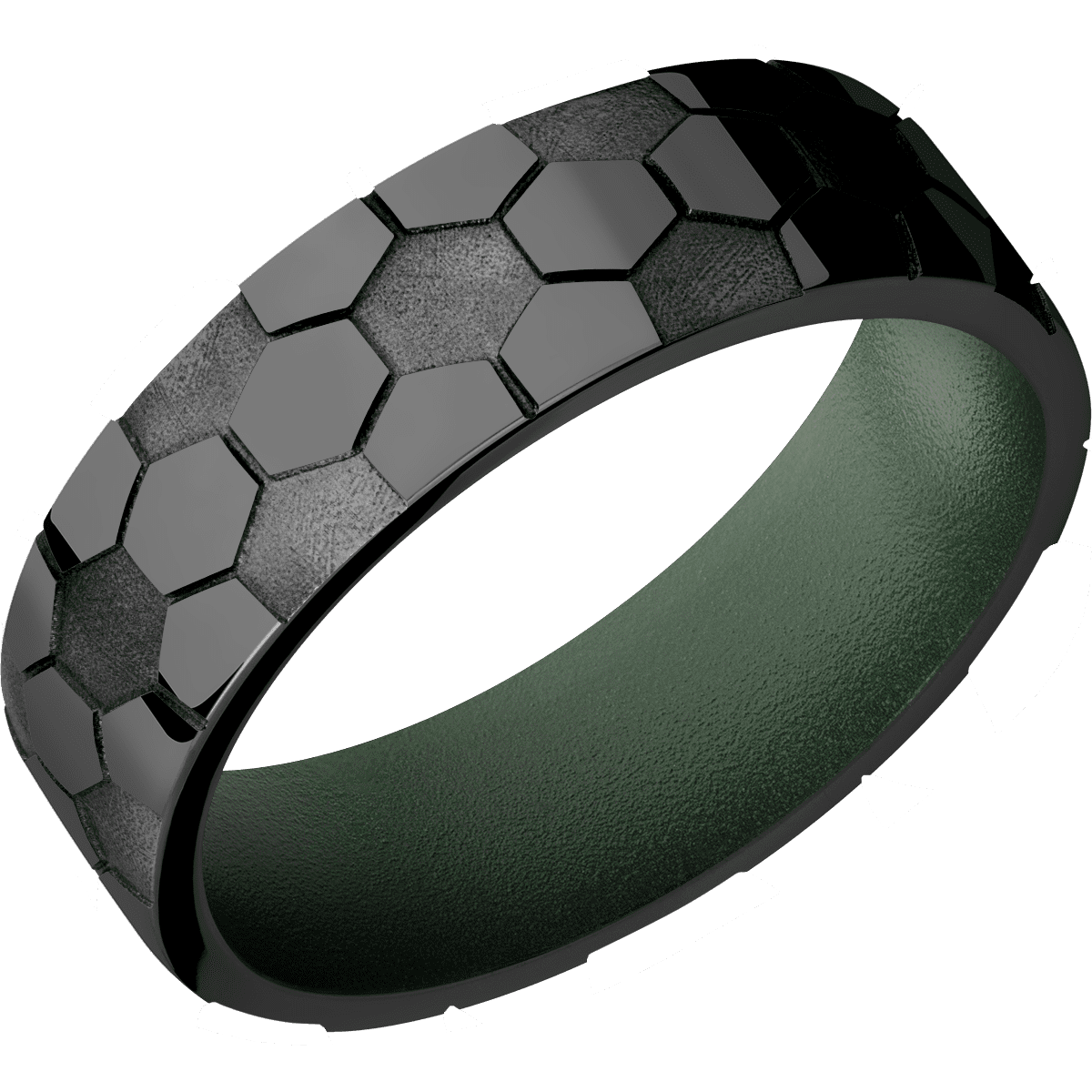 Zirconium + Polish Finish + Highland Green