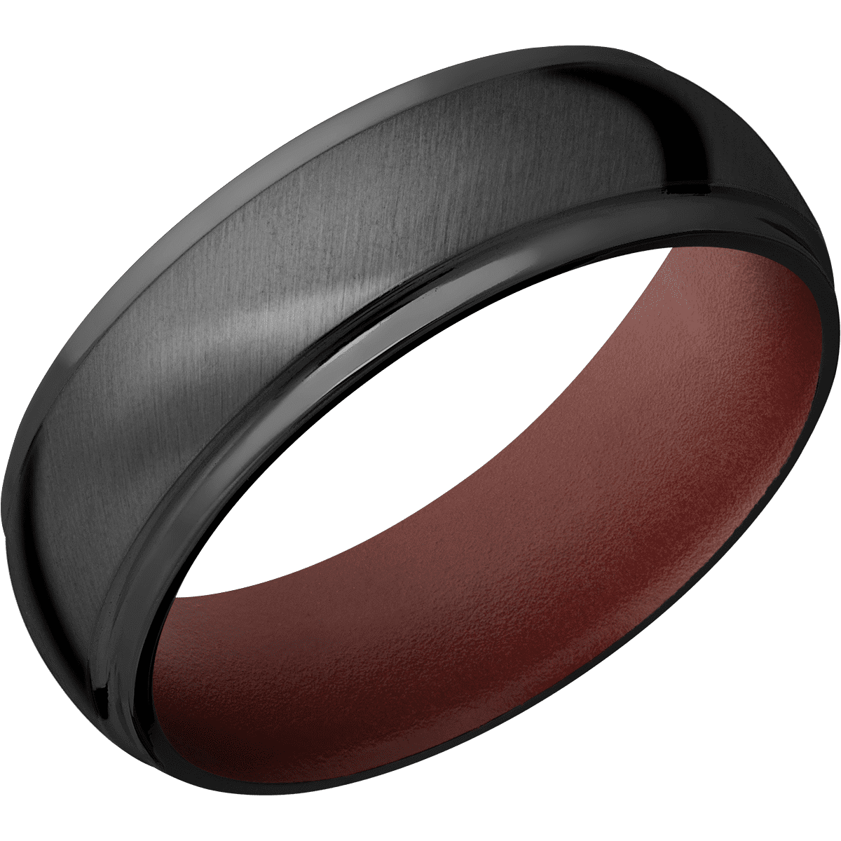 Zirconium + Anglesatin , Polish Finish + Crimson