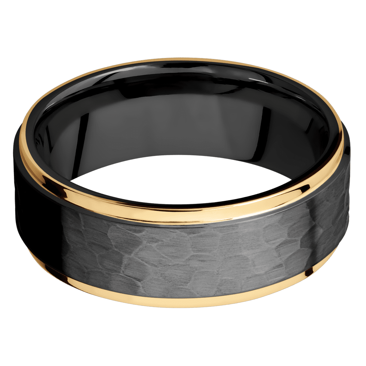 Zirconium + Hammer , Polish Finish