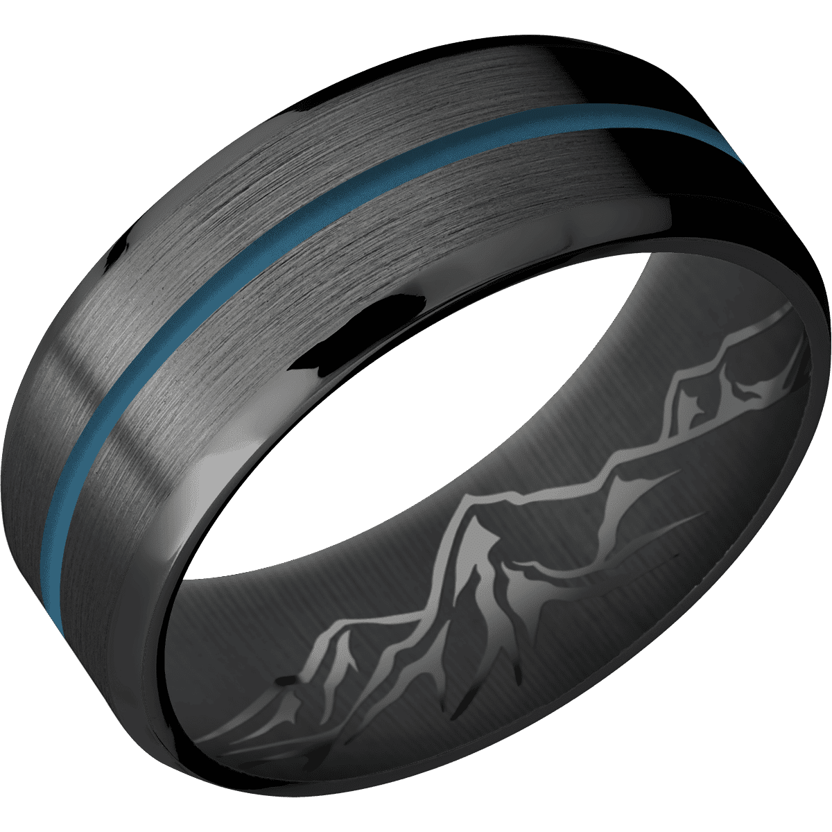 Zirconium + Satin , Polish Finish