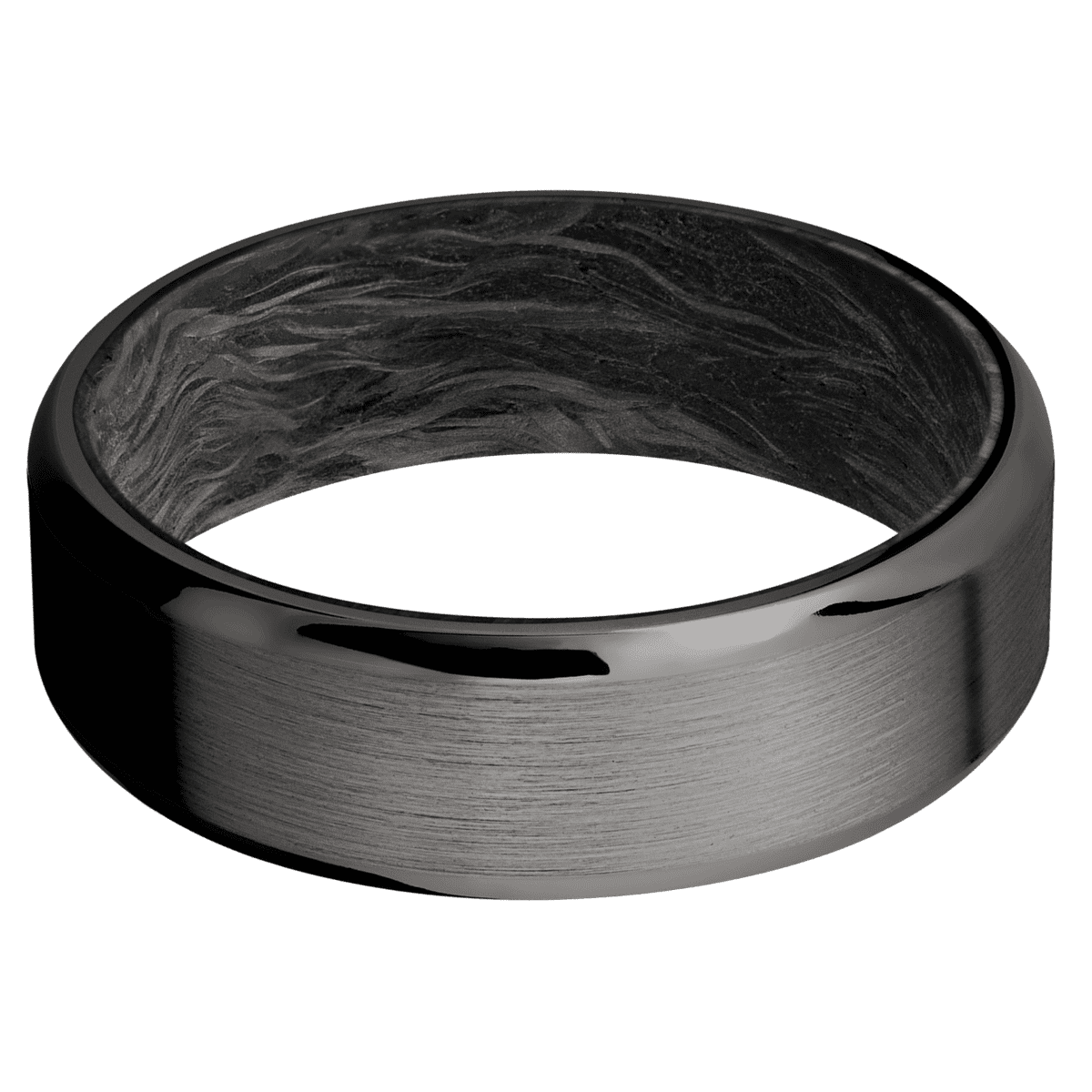 Tantalum Noir + Satin , Polish Finish + Forged Carbon Fiber