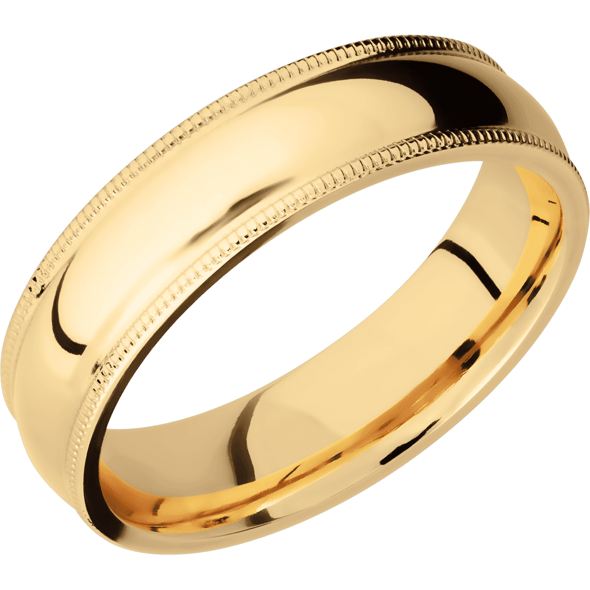 10K Yellow Gold + Polish Finish