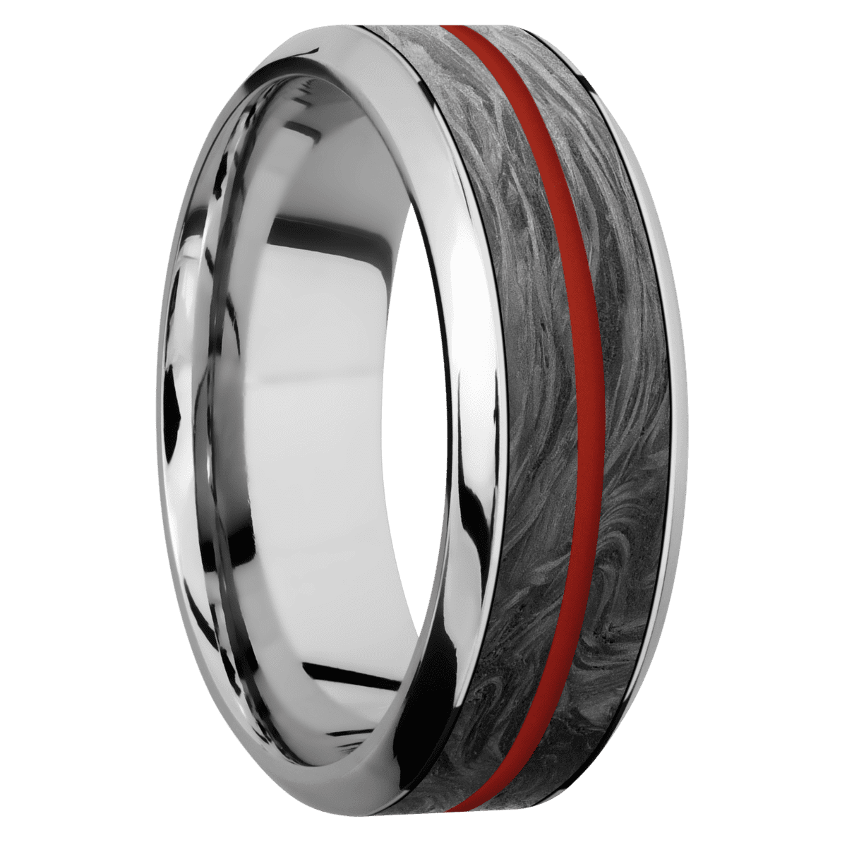 14K White Gold + Polish , Polish Finish