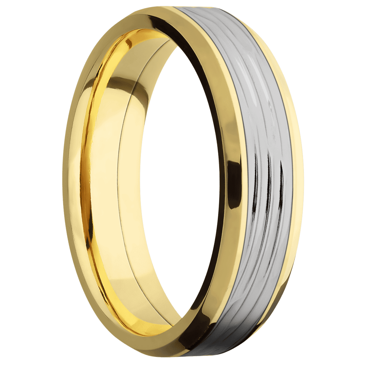 14K Yellow Gold + Polish , Polish Finish