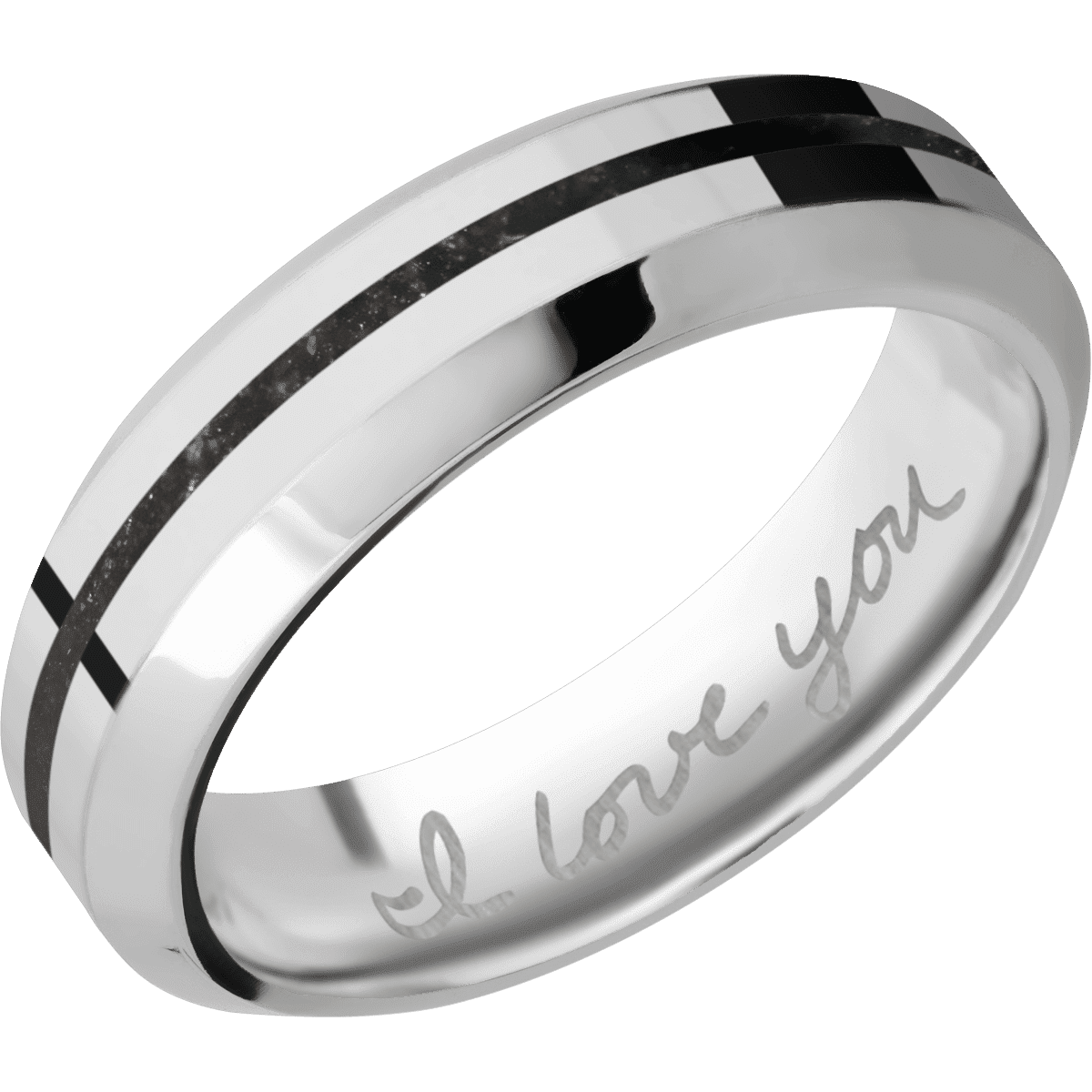 14K White Gold + Polish , Polish Finish