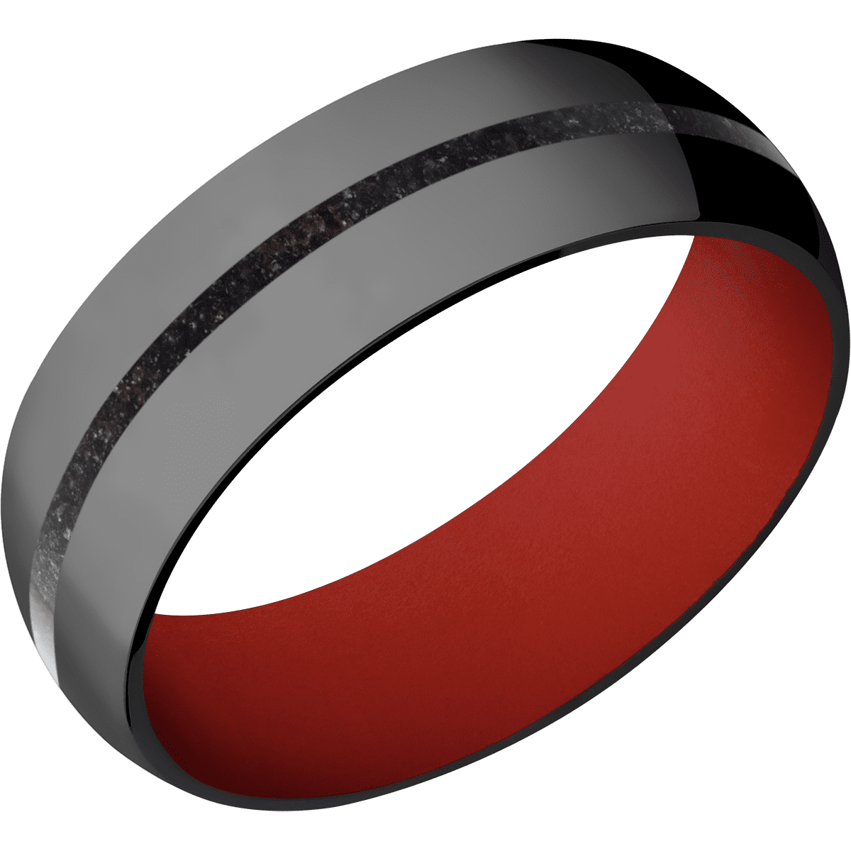 Zirconium + Polish Finish + Red Apple