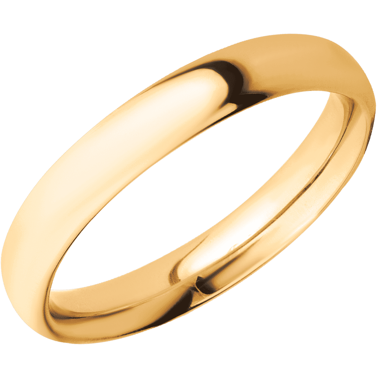 10K Yellow Gold + Polish Finish