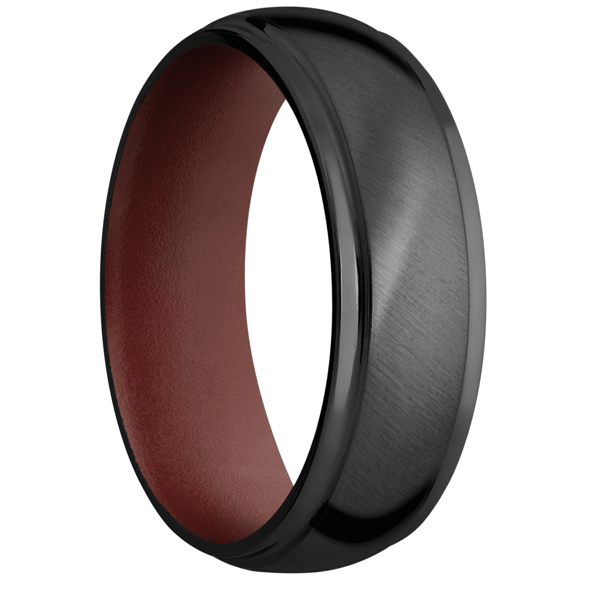 Zirconium + Anglesatin , Polish Finish + Crimson