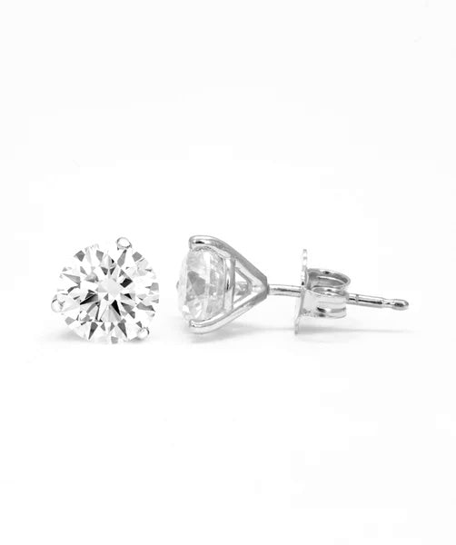 Bellman's GIA Certified Diamond Stud Earrings