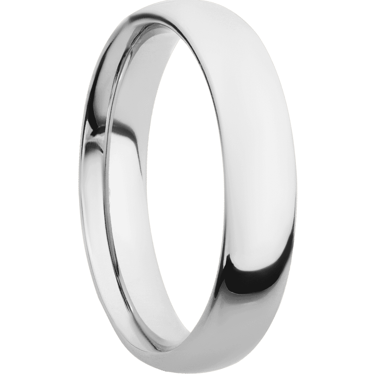 14K White Gold + Polish Finish