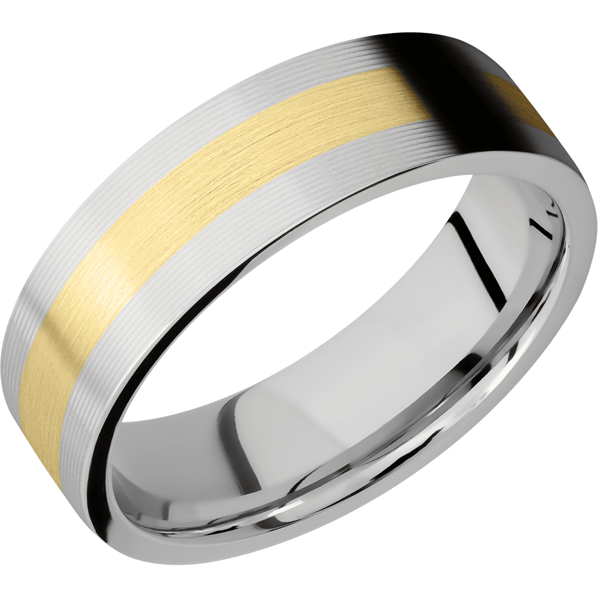 14K White Gold + Machine Finish