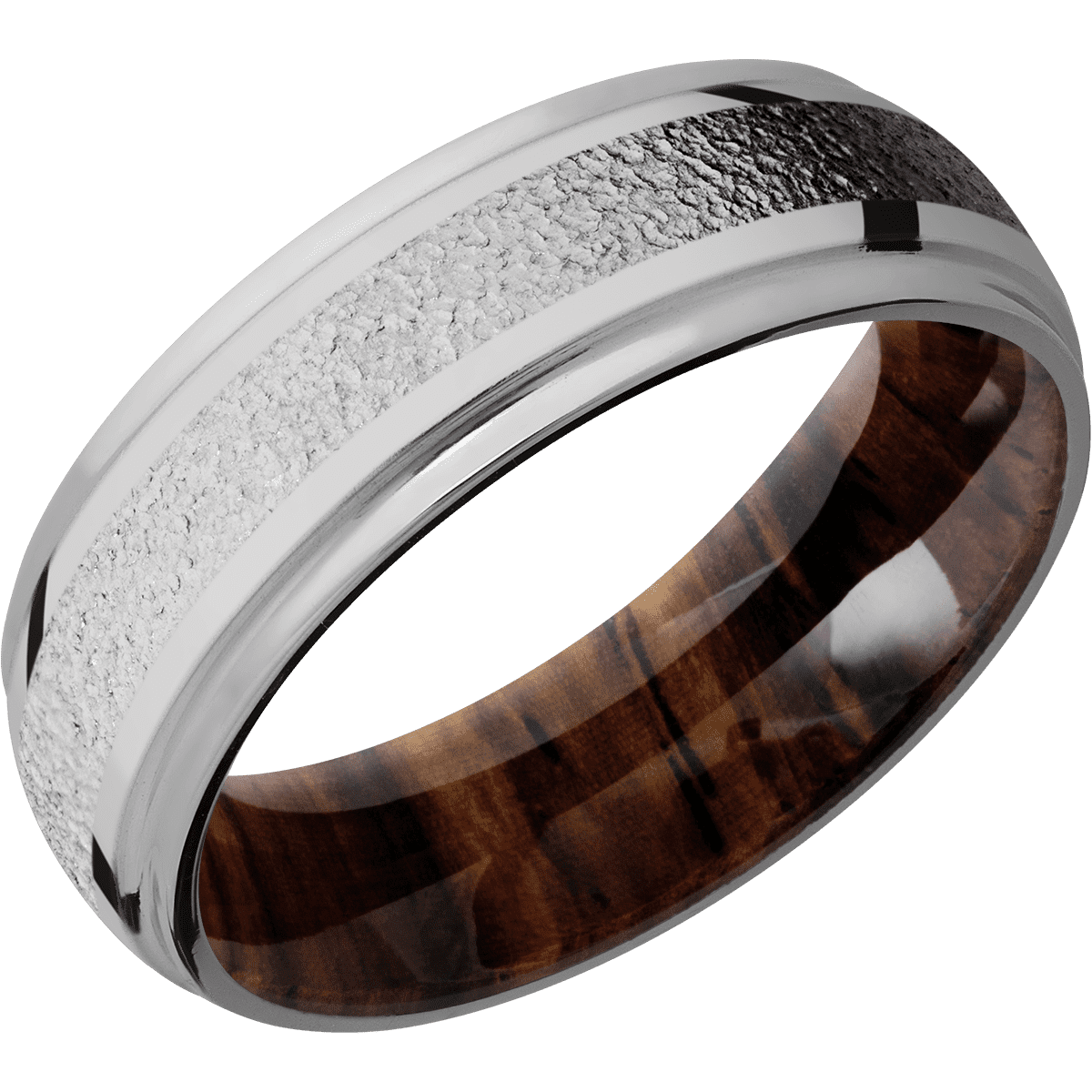 Titanium + Polish , Polish Finish + Cocobolo