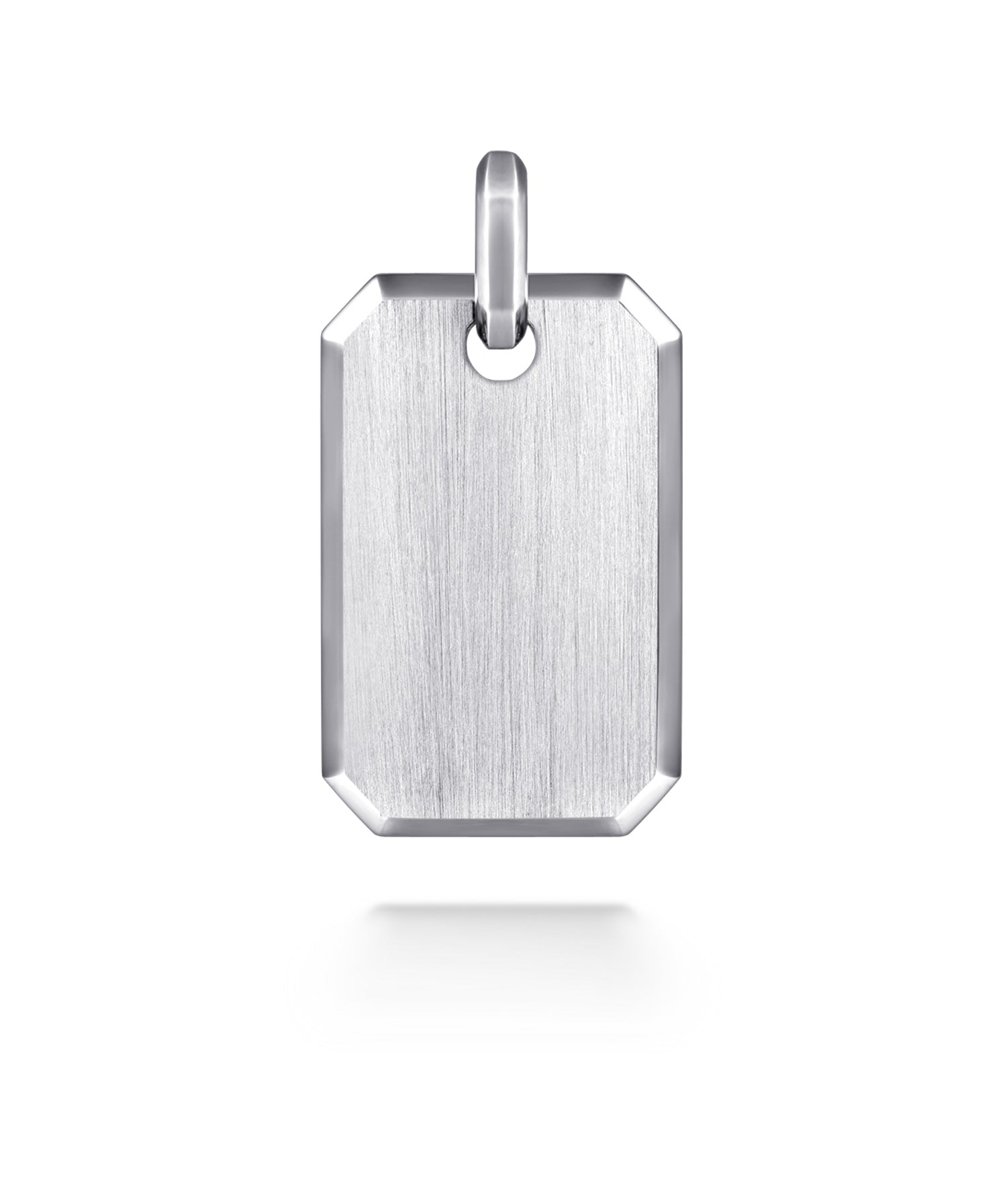 Sterling Silver Dog Tag Pendant