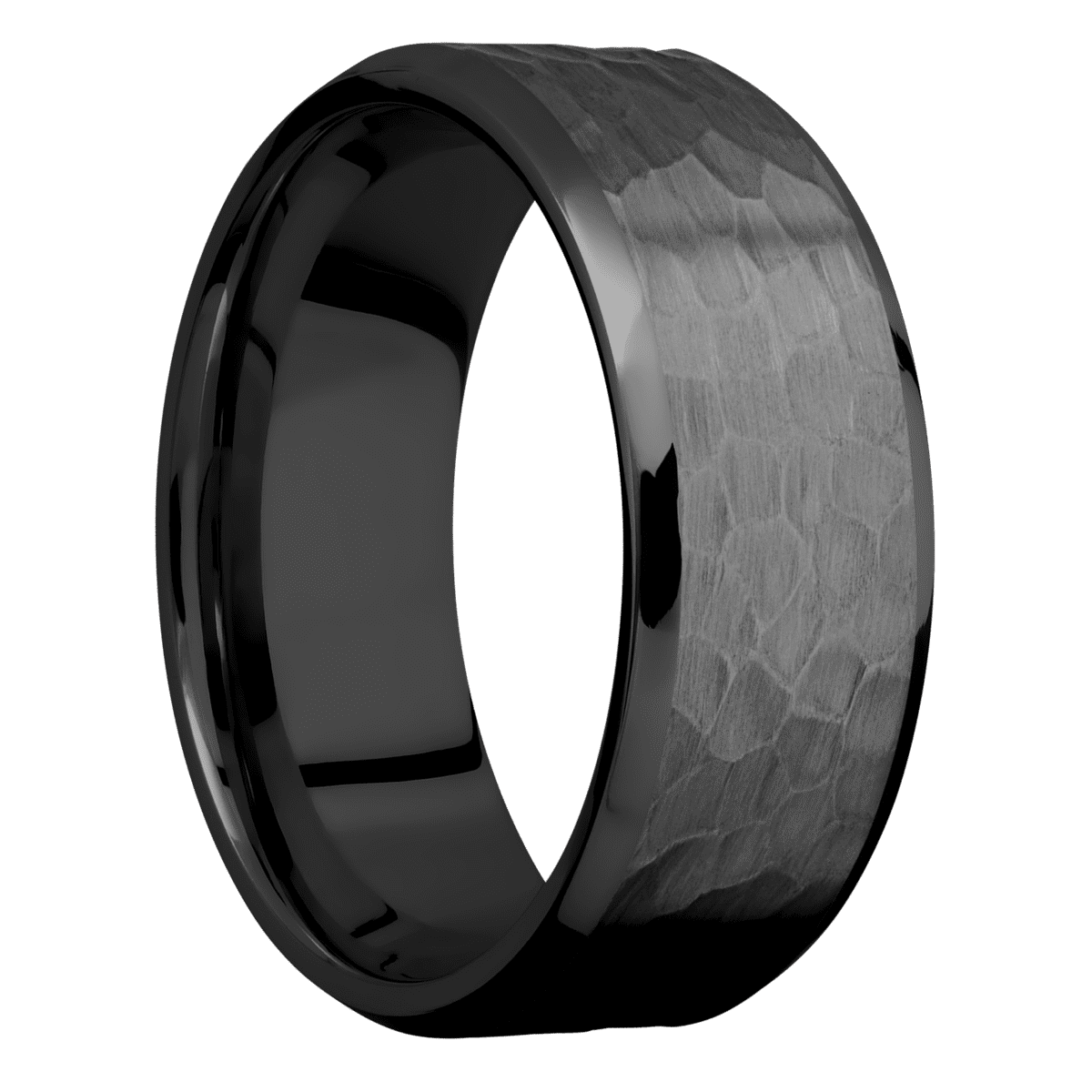 Zirconium + Hammer , Polish Finish