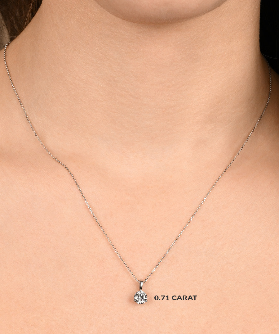 14K Gold Lab Grown Diamond Pendants