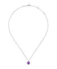 925 Sterling Silver Bujukan Amethyst Pendant Necklace