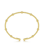 14K Yellow Gold Bujukan Split Bangle