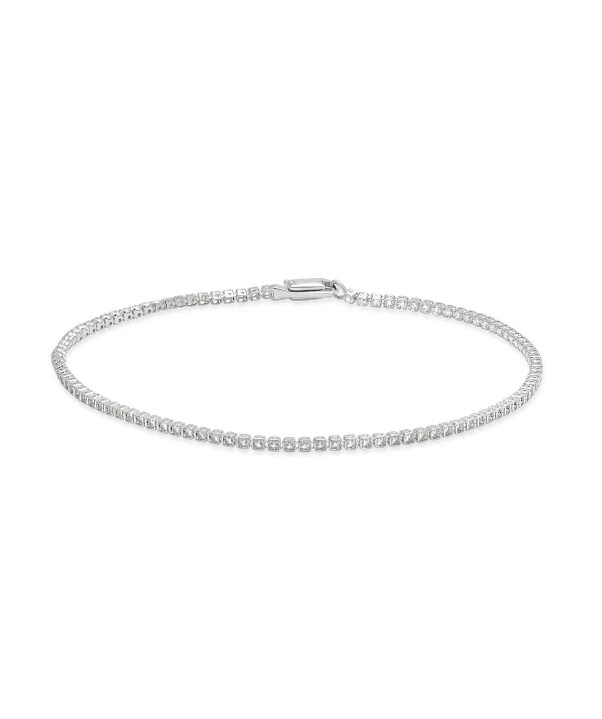 14K White Gold Diamond Tennis Bracelet 0.50cttw