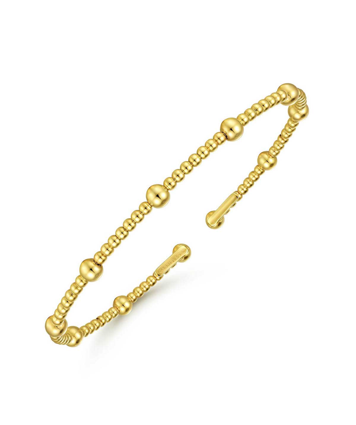 14K Yellow Gold Bujukan Split Bangle