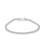 14K White Gold Diamond Tennis Bracelet 1.00cttw
