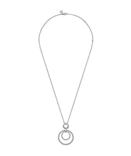 925 Sterling Silver Bujukan White Sapphire Pendant Drop Necklace