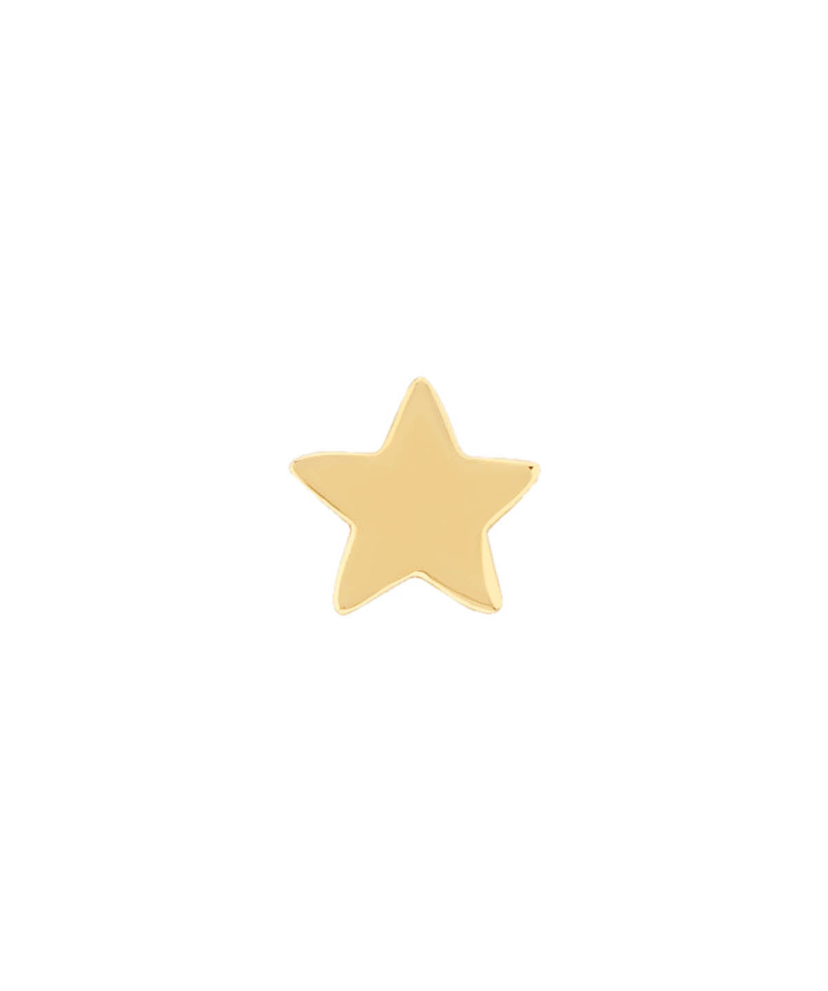 14K Yellow Gold Small Star Studs