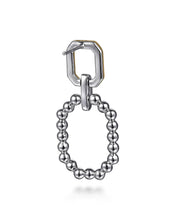 925 Sterling Silver and 14K Yellow Gold Octagon Bujukan Stud Drop Earrings