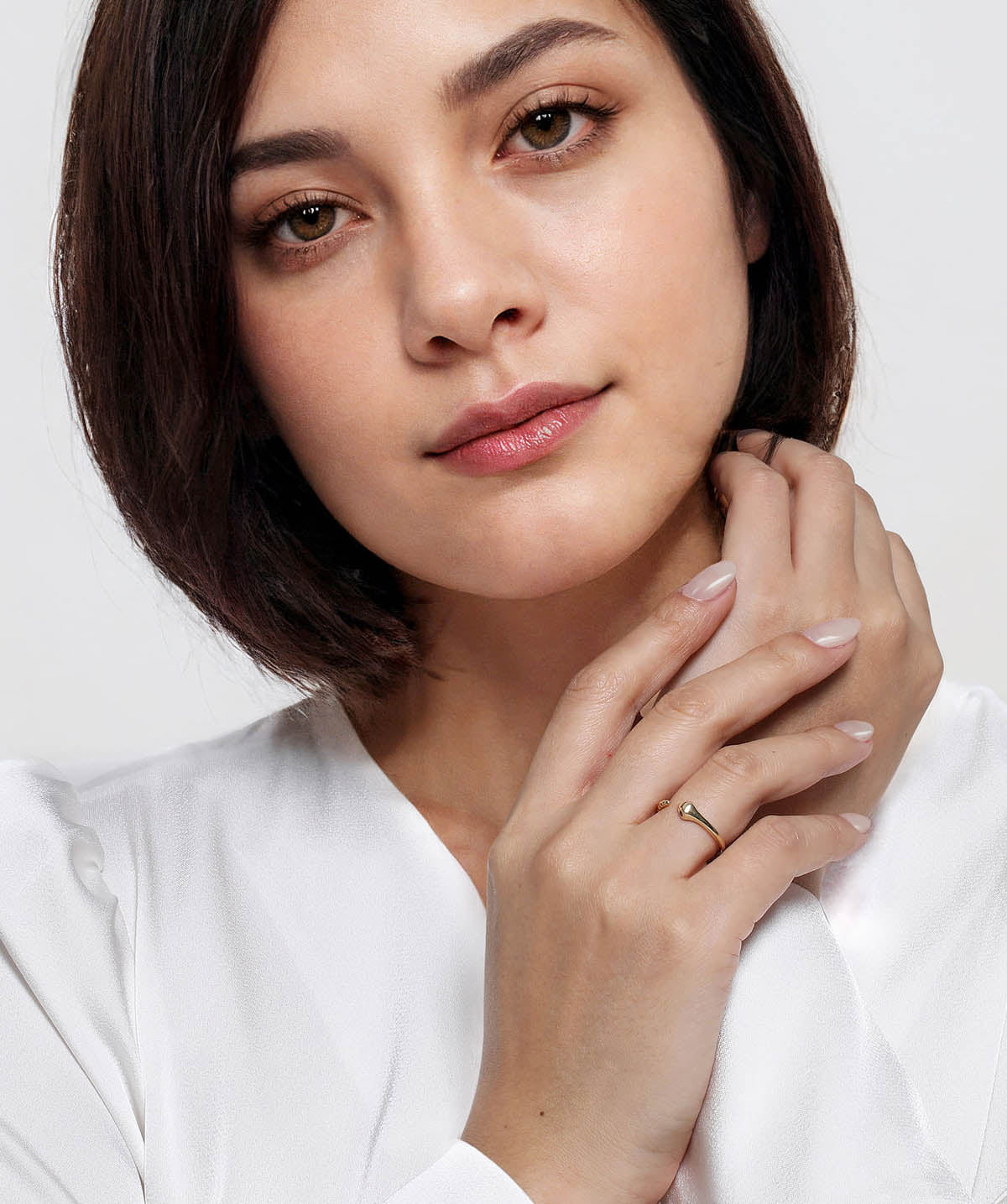 14K Yellow Gold Bujukan And Ruby Snake Open Ring