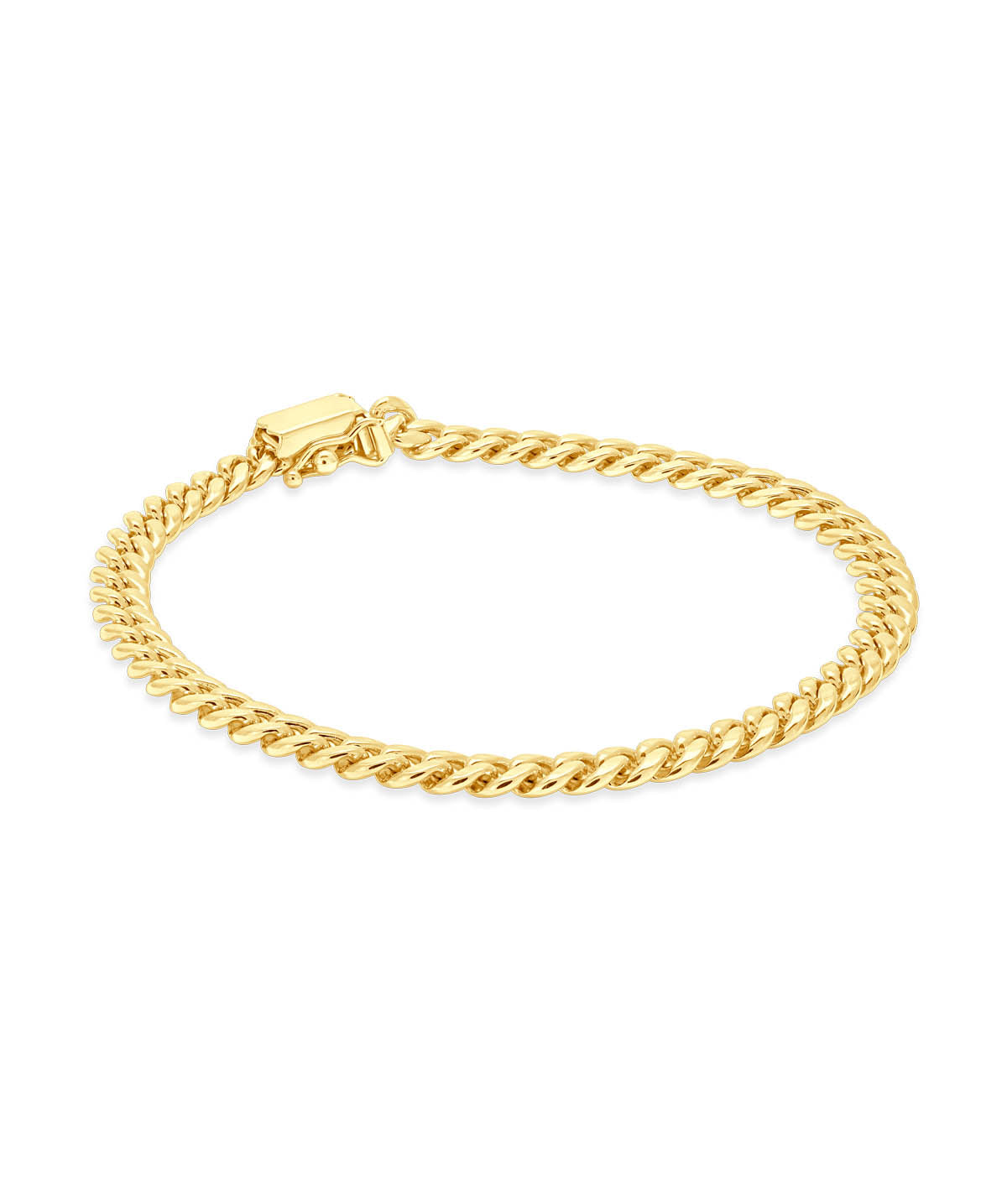 10K Yellow Gold 5.2mm Miami Cuban Chain Bracelet