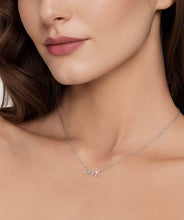 925 Sterling Silver Diamond Bujukan LOVE Pendant Necklace