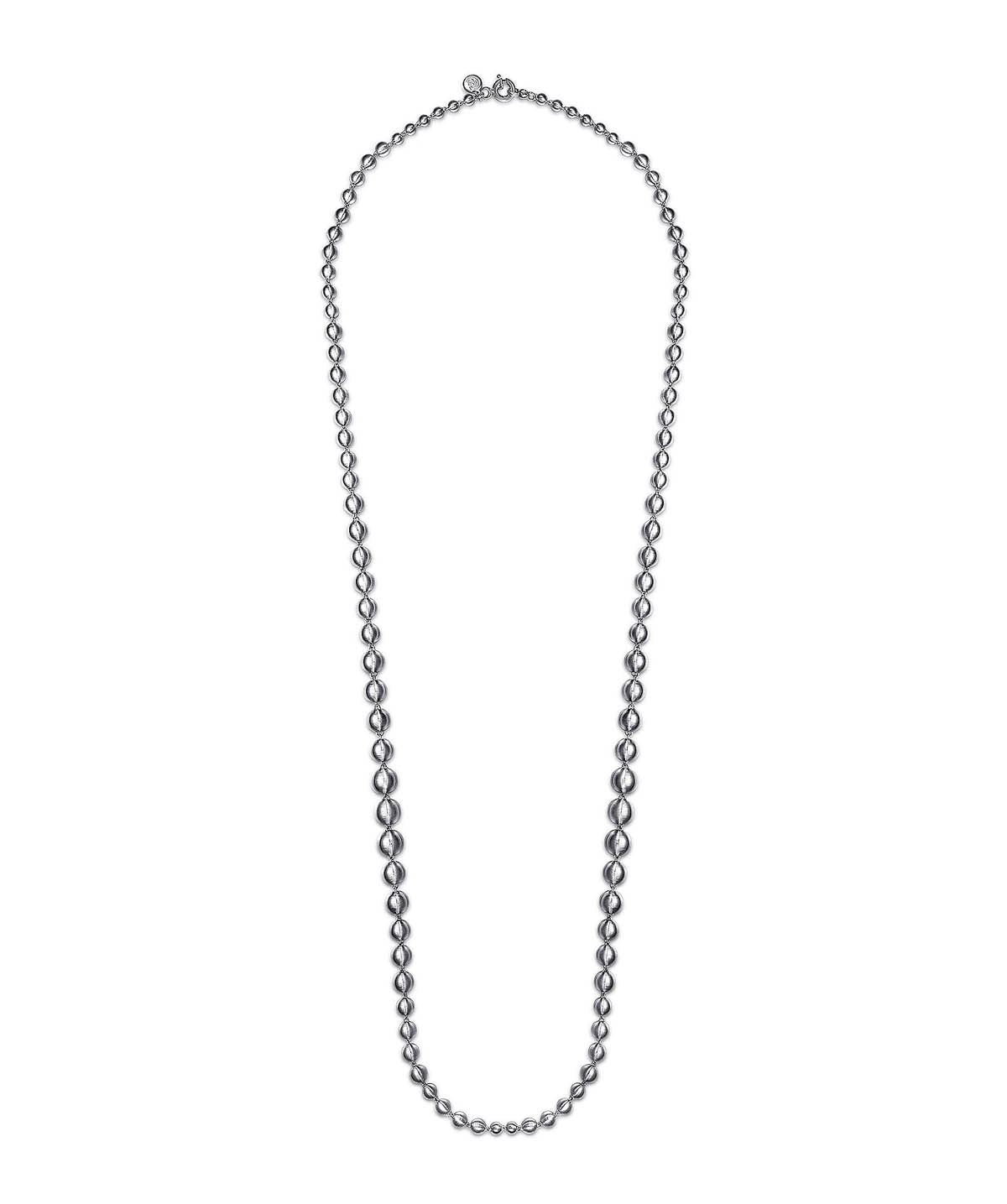 925 Sterling Silver Bujukan Beads Chain Necklace