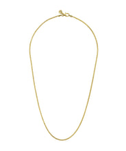 22 Inch 14K Yellow Gold Hollow Men's Wheat Chain Necklace