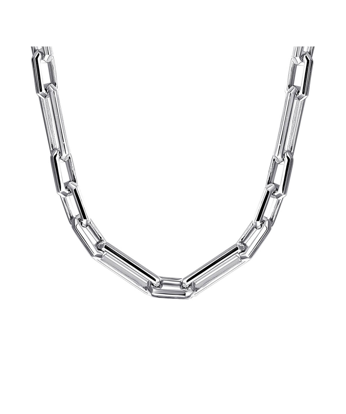 22 Inch 925 Sterling Silver Solid Figaro Chain Necklace