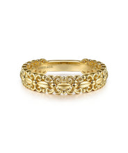 14K Yellow Plain Gold Stackable Ring