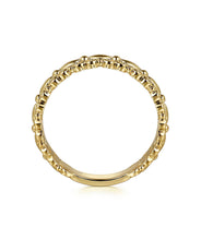 14K Yellow Plain Gold Stackable Ring